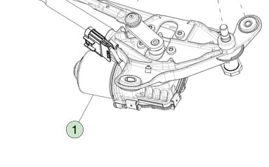 Τεσλά Μοντέλο 3 Wiper LHD 2017-2023 OEM 1076725-CN-G
