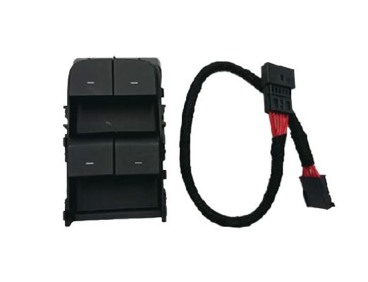 Δικτυακό παράθυρο οδήγησης Tesla Ματ μαύρο με καλώδιο 1081037-02-G