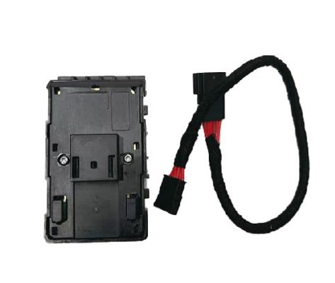 Δικτυακό παράθυρο οδήγησης Tesla Ματ μαύρο με καλώδιο 1081037-02-G