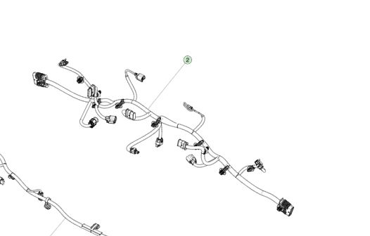 Συγκρότημα σχοινιών Tesla Model 3 2020 FEM 1567961-00-A Μαύρο
