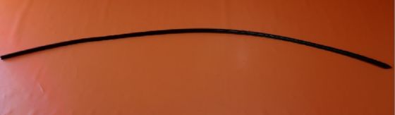 Μαύρο λαστιχένιο διακοσμητικό για Tesla Model 3 2017+ 212x26x5mm