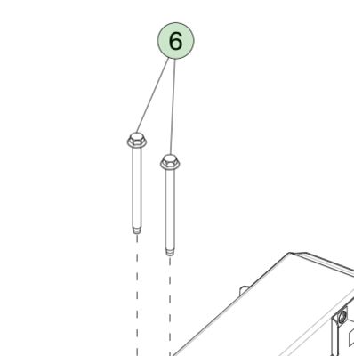 Μπουλόνι HF από χάλυβα M10x130 για Tesla Model 3/Y 2017-2023 1446114-00-B