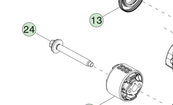 M12-1.75X99 HF Μπουλόνι για Tesla Model 3/Y 2017+ | 1461643-00-A
