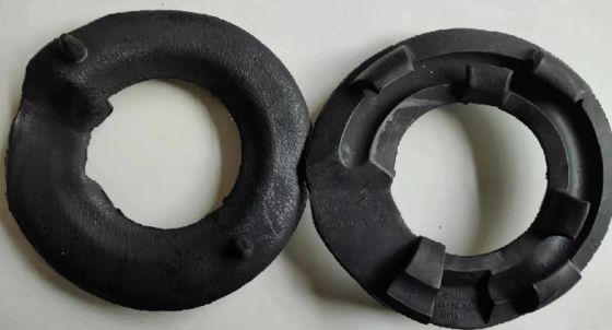 Τεσλά μοντέλο 3/Y πίσω τροχιά ελαφρύ απομονωτικό πλακάκι κάλυψη 90 mm x 14 mm Μαύρο