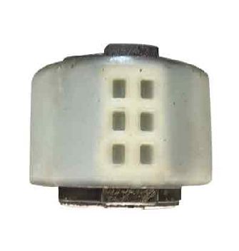 Θάμνος πίσω κινητήρα Tesla Model 3/Y 7x6x6 Composite Μαύρο/Λευκό